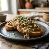 Toasts aux mousserons de printemps