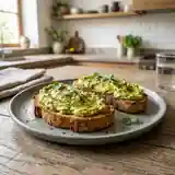 Toasts gourmands à la purée d'avocat crémeuse