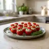 Tomates cerises farcies au Boursin : apéritif frais et gourmand