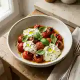 Tomates cerises rôties au mascarpone crémeux : recette gourmande et facile