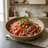 Tomates épicées au cumin et coriandre
