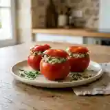 Tomates Farcies à la Crème de Thon Aillée : Recette Facile et Savoureuse
