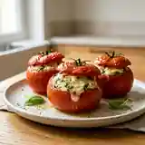Tomates Farcies au Fromage de Chèvre et Basilic Frais