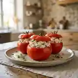Tomates farcies au thon et chèvre frais : recette fraîche et gourmande