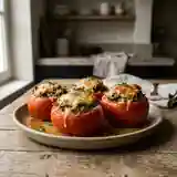 Tomates Farcies aux Champignons et Neige de Parmesan : Recette Gourmande et Facile