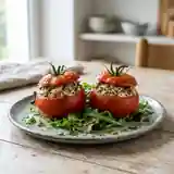 Tomates Farcies aux Sardines et Fromage Blanc : Recette Facile et Savoureuse