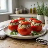 Tomates fraîches farcies au thon : recette estivale facile et savoureuse