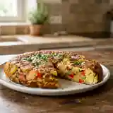 Tortilla aux légumes savoureuse et facile à préparer