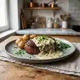 Tournedos de bœuf fondants au Boursin crémeux