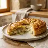 Tourte au Fromage Bleu Fondant et Pâte Dorée