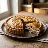 Tourte au jambon et sauce madère : recette gourmande et facile
