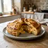 Tourte au munster et aux oignons