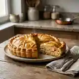 Tourte au saumon et choucroute d'Alsace : recette savoureuse et gourmande