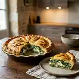 Tourte aux épinards fondante et savoureuse