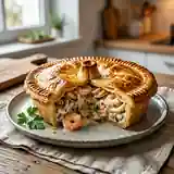 Tourte aux fruits de mer gourmande et savoureuse