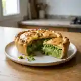 Tourte aux petits pois fondante et savoureuse