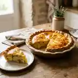 Tourte aux pommes de terre fondante et dorée