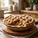 Tourte aux pommes, raisins et cannelle : dessert gourmand et parfumé
