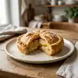 Tourte crémeuse aux poires fondantes et épices douces