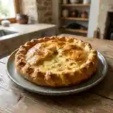 Tourte d'Auvergne au Cantal Jeune : Recette Traditionnelle Savoureuse