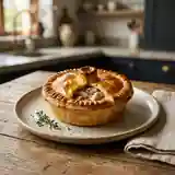 Tourte de lapin aux champignons fondante et savoureuse