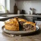 Tourte de viande au foie truffée : recette gourmande et raffinée