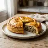 Tourte feuilletée à la viande à la roumaine : recette traditionnelle savoureuse