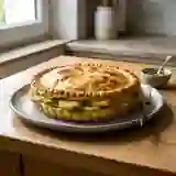 Tourte aux pommes de terre et pesto