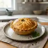 Tourte forestière gourmande aux champignons et volaille