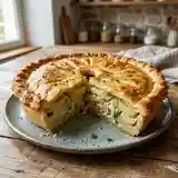 Tourte rustique aux pommes de terre et herbes fraîches
