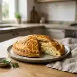Tourte savoureuse à la brandade de morue maison