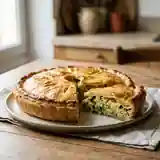 Tourte savoureuse au riz et courgettes fondantes