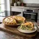 Tourte savoureuse au thon et brocolis fondants