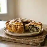 Tourte sucrée aux blettes fondantes et épices douces