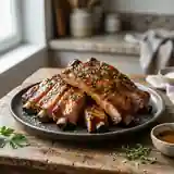 Travers de porc grillés à la moutarde et miel : recette savoureuse et facile