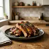 Travers de porc grillés à la sauce maison savoureuse