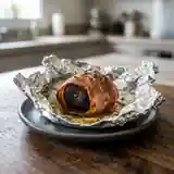 Truffes grillées en papillote au lard croustillant