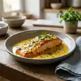 Truite Saumonée Braisée à la Coriandre et au Safran, Saveurs Authentiques