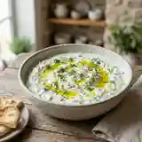 Tzatziki Grec Authentique : Sauce Fraîche et Onctueuse au Concombre et Yaourt
