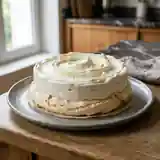 Vacherin glacé vanille et meringue
