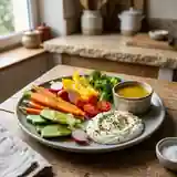 Vinaigrette Parfaite pour Légumes Crus et Fromage Blanc