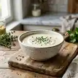 Vinaigrette veloutée au yaourt et citron