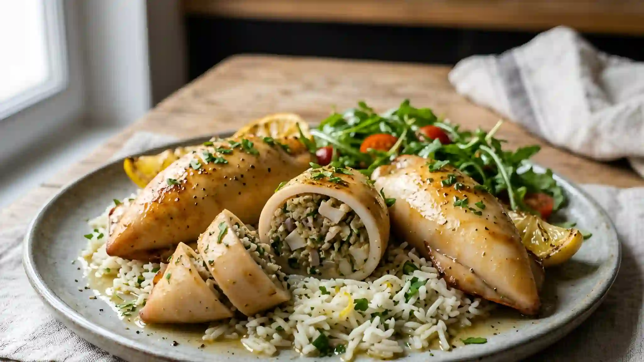 Calamars Farcis Maison : Recette Facile et Savoureuse de Calamars ...