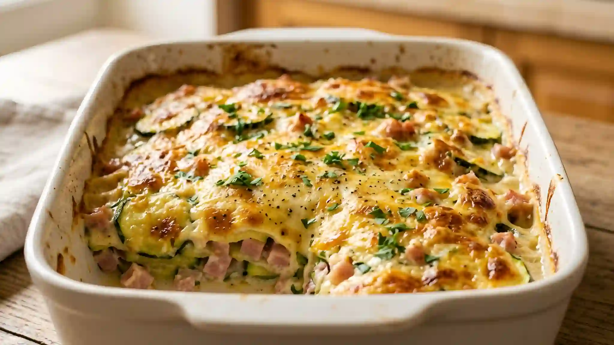 Recette Courgettes Au Jambon