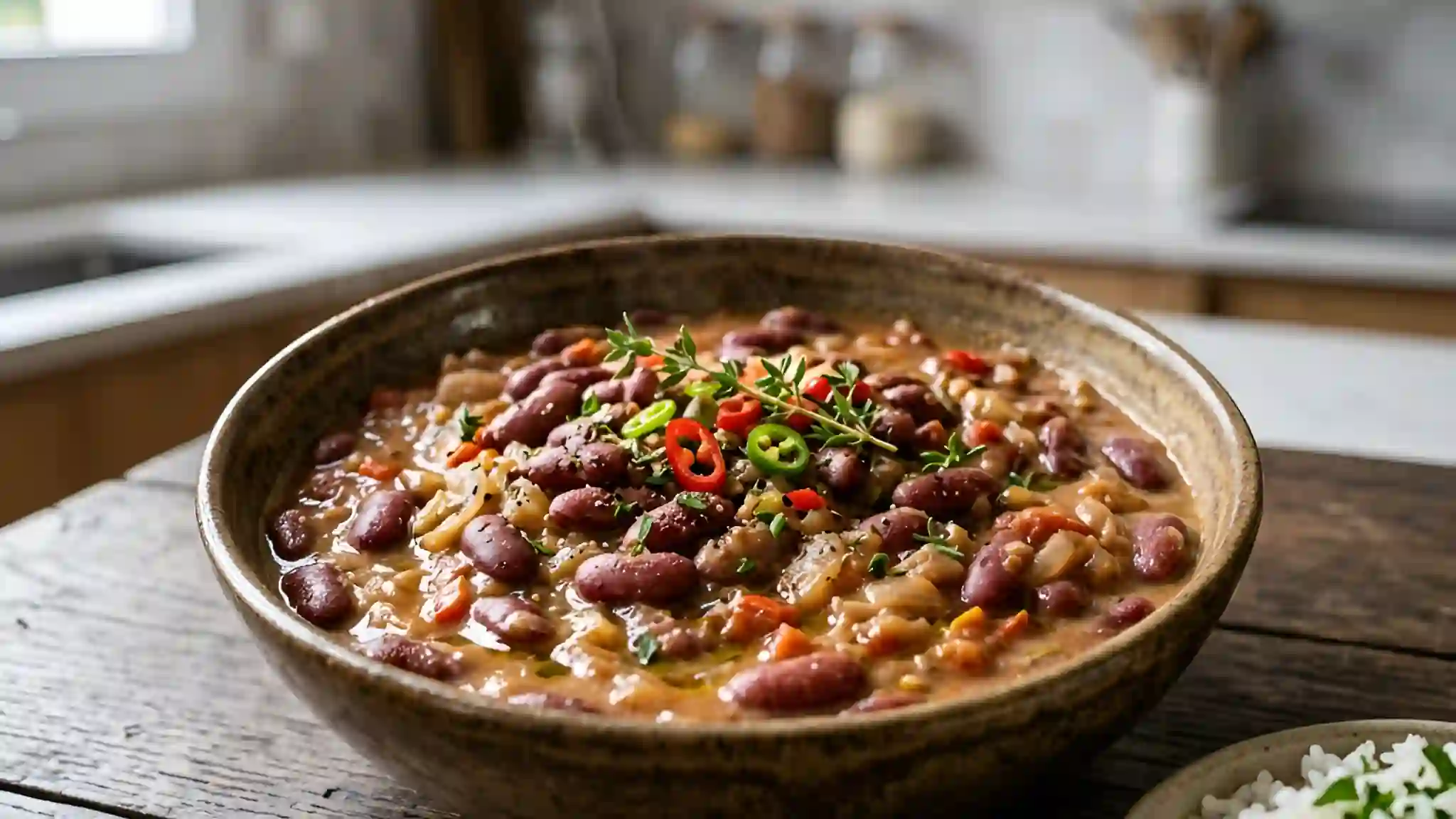Recette facile de haricots rouges à la créole, plat antillais savoureux ...