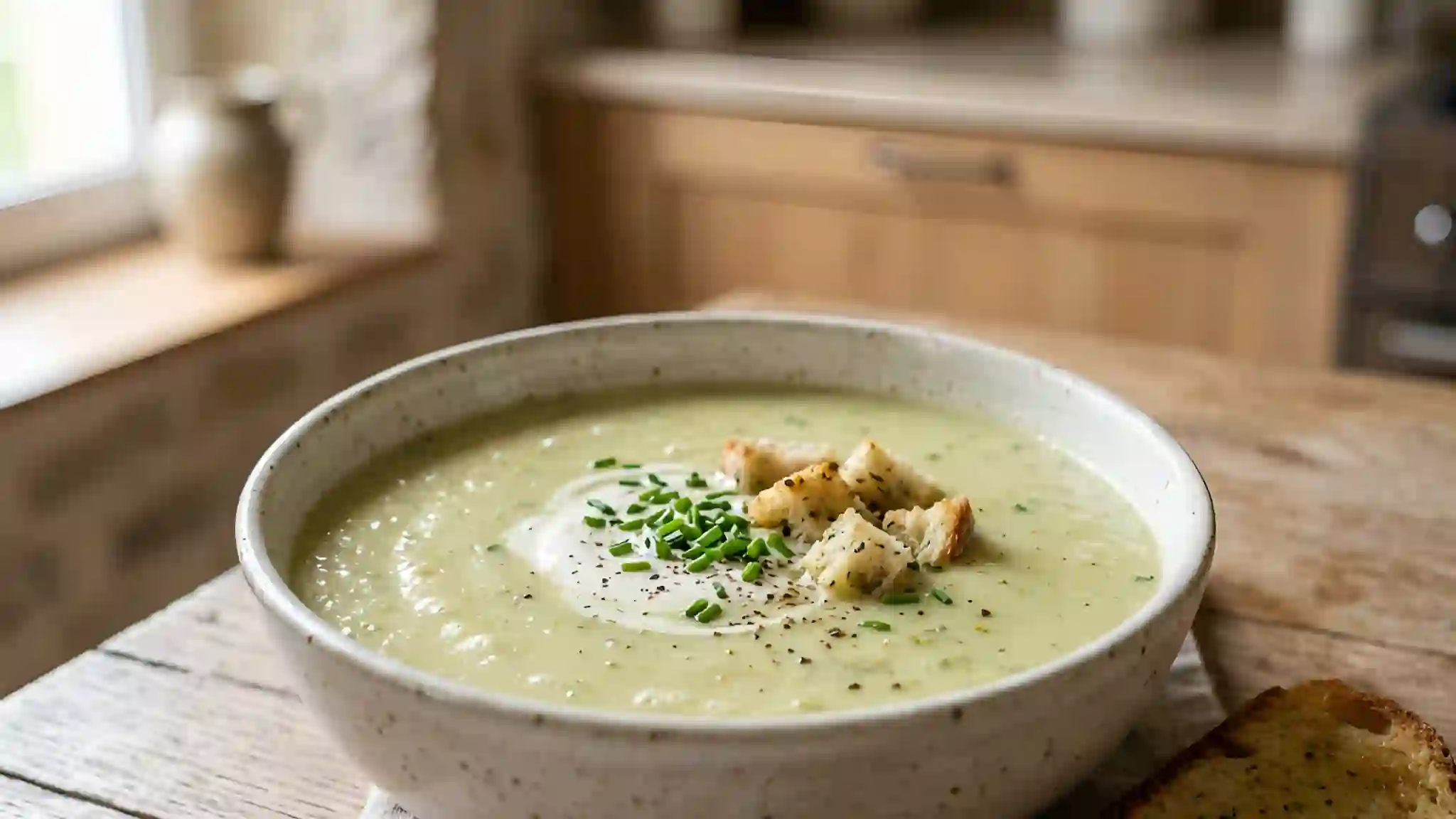 Velouté de poireaux et pommes de terre : recette facile et rapide ...