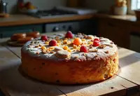 Bolo Rei Portugais Traditionnel : Gâteau des Rois aux Fruits Confits