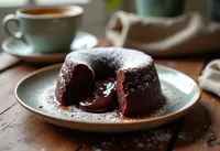 Coulants au chocolat fondants et rapides pour une personne