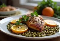 Délicieux Poulet aux Lentilles et Agrumes : Recette Saine et Savoureuse