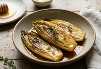 Endives braisées fondantes au beurre et miel